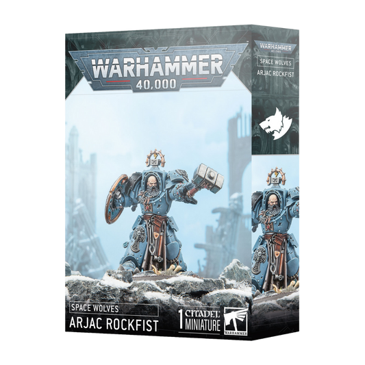 Warhammer 40k Space Wolves Arjac Rockfist Terminator kit with hammer pose options