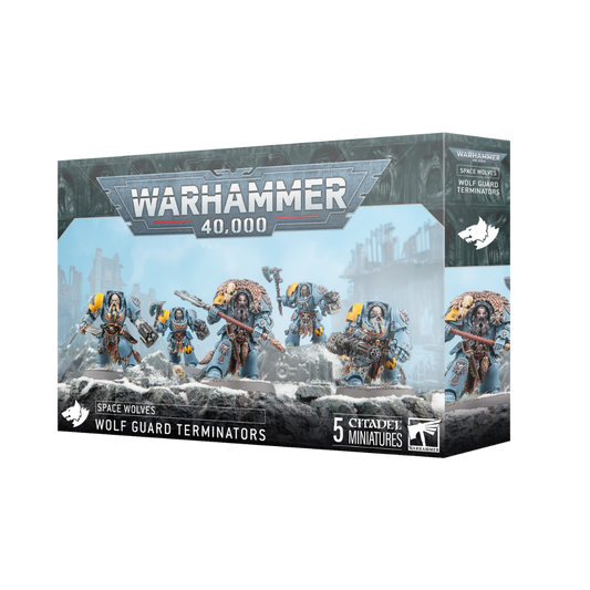 Warhammer 40k Space Wolves Wolf Guard Terminators box – free Canadian shipping over $199