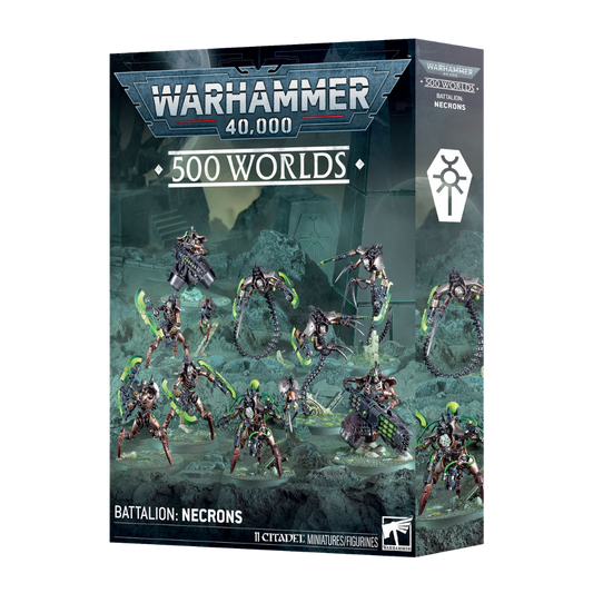 Warhammer 40k 500 Worlds Battalion Necrons boxed set Destroyer Cult Citadel miniatures