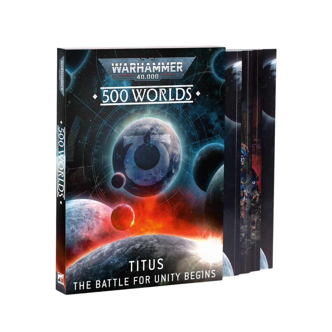 Warhammer 40k 500 Worlds Titus narrative expansion slipcase books for Warhammer 40,000