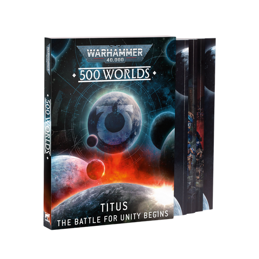 Warhammer 40k 500 Worlds Titus narrative expansion slipcase books for Warhammer 40,000