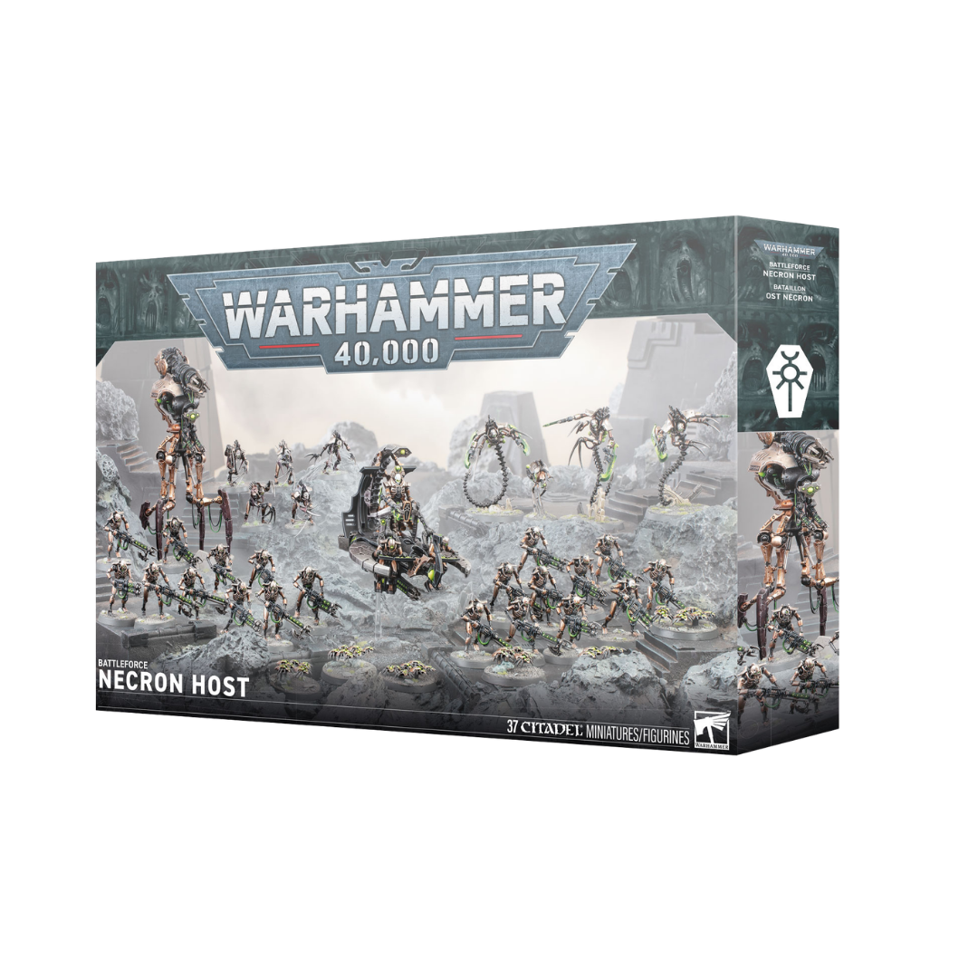 Warhammer 40k Necron Host Battleforce with Catacomb Command Barge, Necron Warriors and Doomstalker