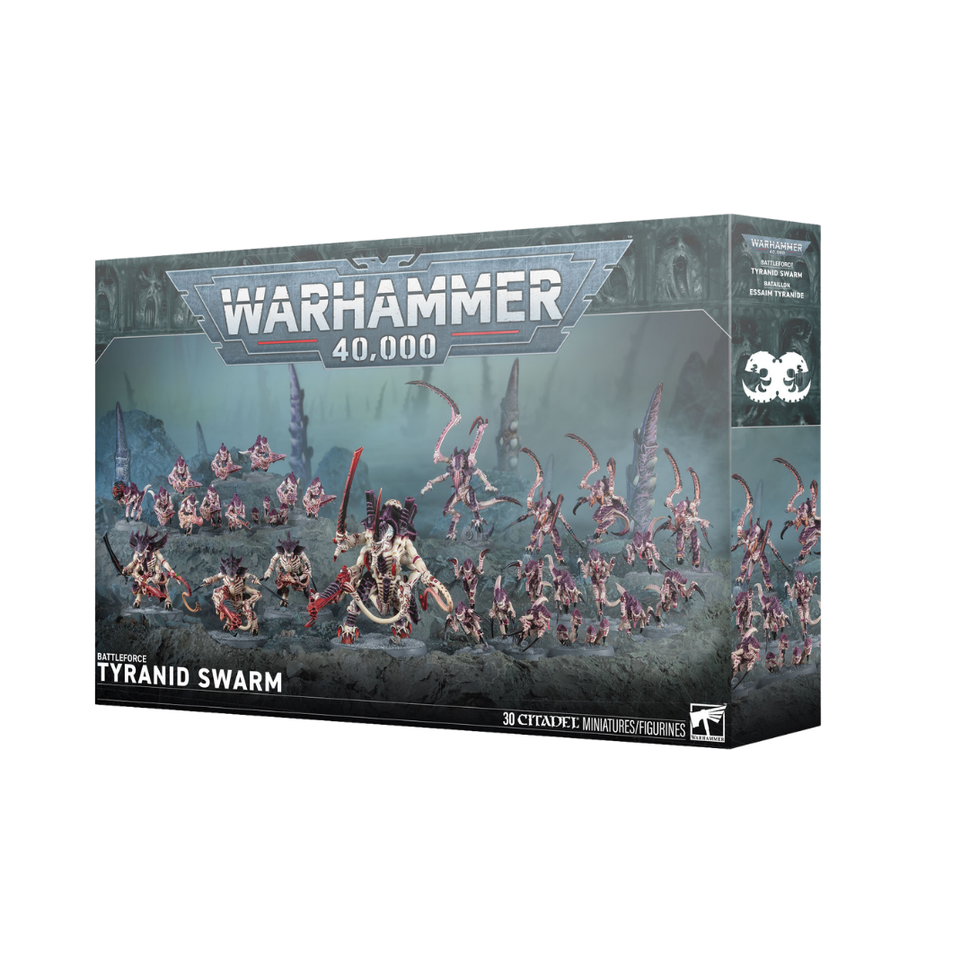 Warhammer 40k Tyranid Swarm Battleforce with Hive Tyrant, Tyranid Warriors and Termagants