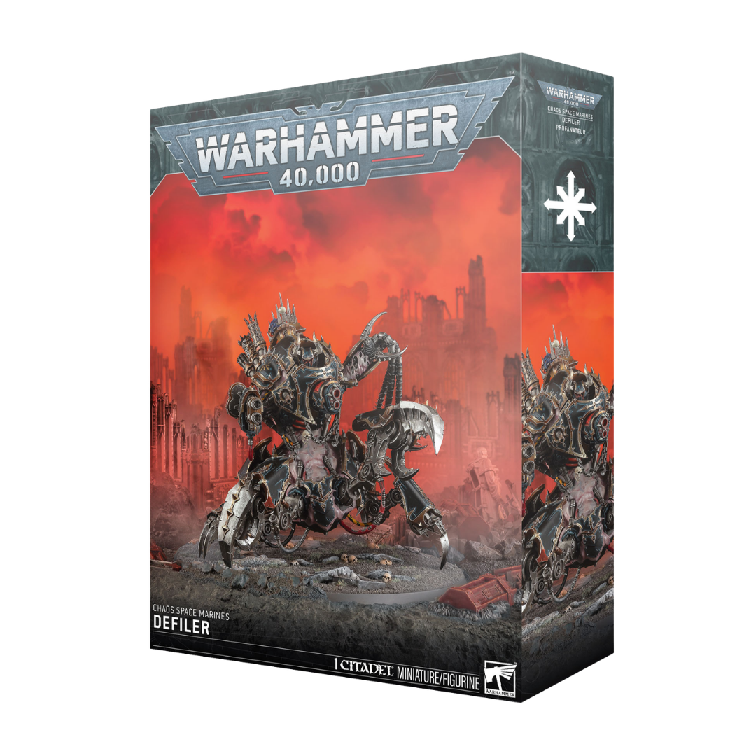 Warhammer 40k Chaos Space Marines Defiler daemon engine miniature with weapon options