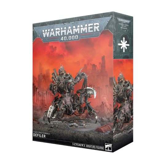 Warhammer 40k Chaos Space Marines Defiler daemon engine miniature with weapon options