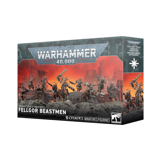 Warhammer 40k Chaos Space Marines Fellgor Beastmen multipart plastic miniature kit with 10 customizable models
