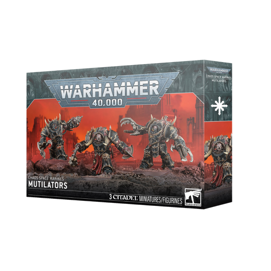 Warhammer 40k Chaos Space Marines Mutilators melee infantry models