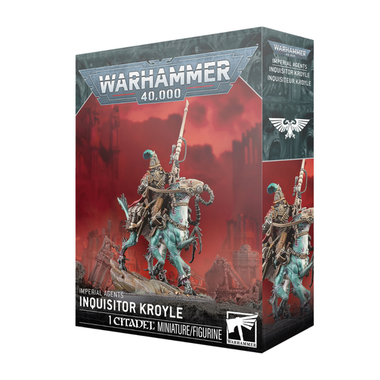 Warhammer 40k Inquisitor Kroyle Imperial Agents Garralisk steed miniature