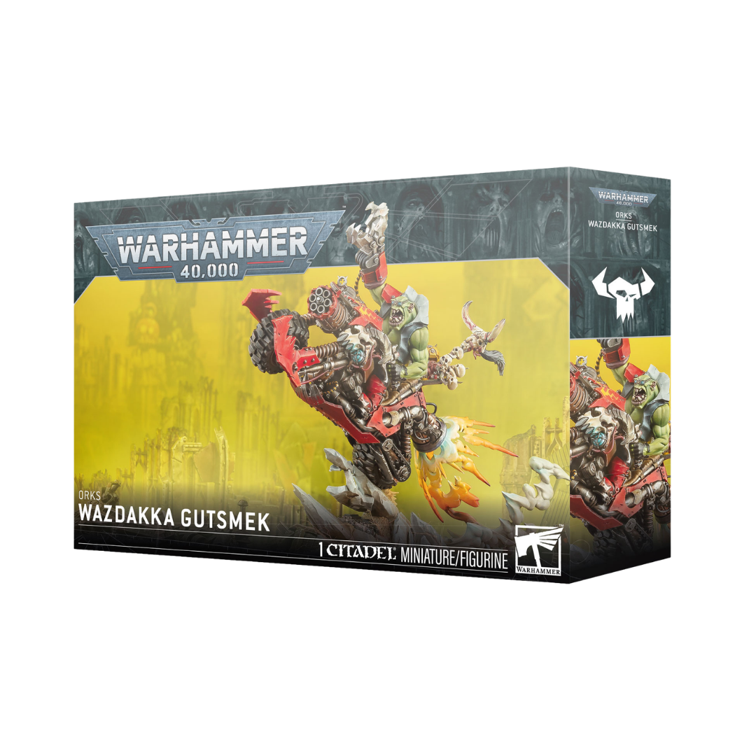 Warhammer 40k Wazdakka Gutsmek Orks Speed Freeks warbike Big Revva miniature