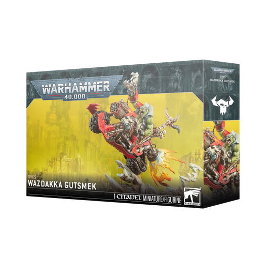 Warhammer 40k Wazdakka Gutsmek Orks Speed Freeks warbike Big Revva miniature