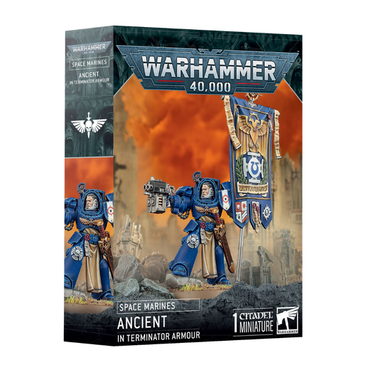 Warhammer 40k Space Marines Ancient in Terminator Armour kit packaging
