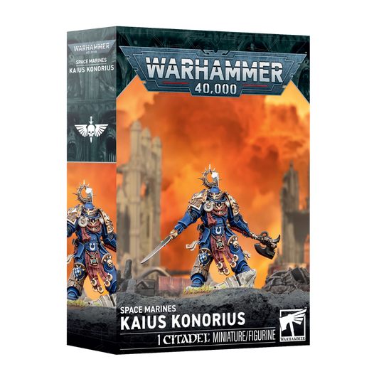 Warhammer 40k Space Marines Kaius Konorius Ultramarines Citadel miniature