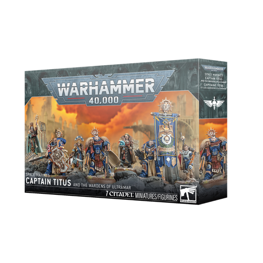 Warhammer 40k Ultramarines Captain Titus and The Wardens of Ultramar boxed set Citadel miniatures