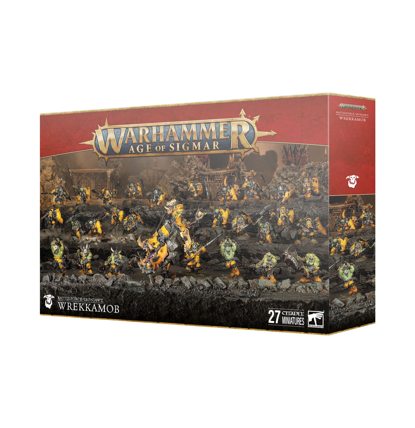 Warhammer Age of Sigmar - Battleforce - Orruk Warclans - Ironjawz Wrekkamob (PRE-ORDER FOR 11/29/2024)