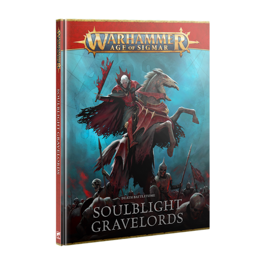 Warhammer Age of Sigmar Battletome Soulblight Gravelords, hardcover army book with rules, lore, and warscrolls for commanding undead vampire legions.