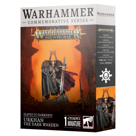 Warhammer Age of Sigmar Slaves to Darkness Urkhan the Dark Warden box art