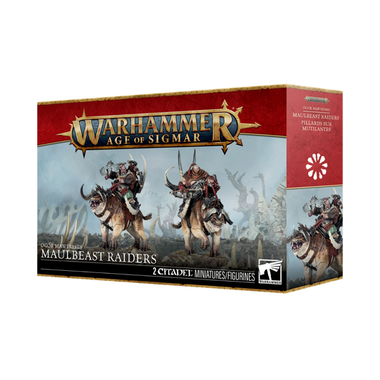 Warhammer Age of Sigmar Ogor Mawtribes Maulbeast Raiders two Citadel miniature kit.