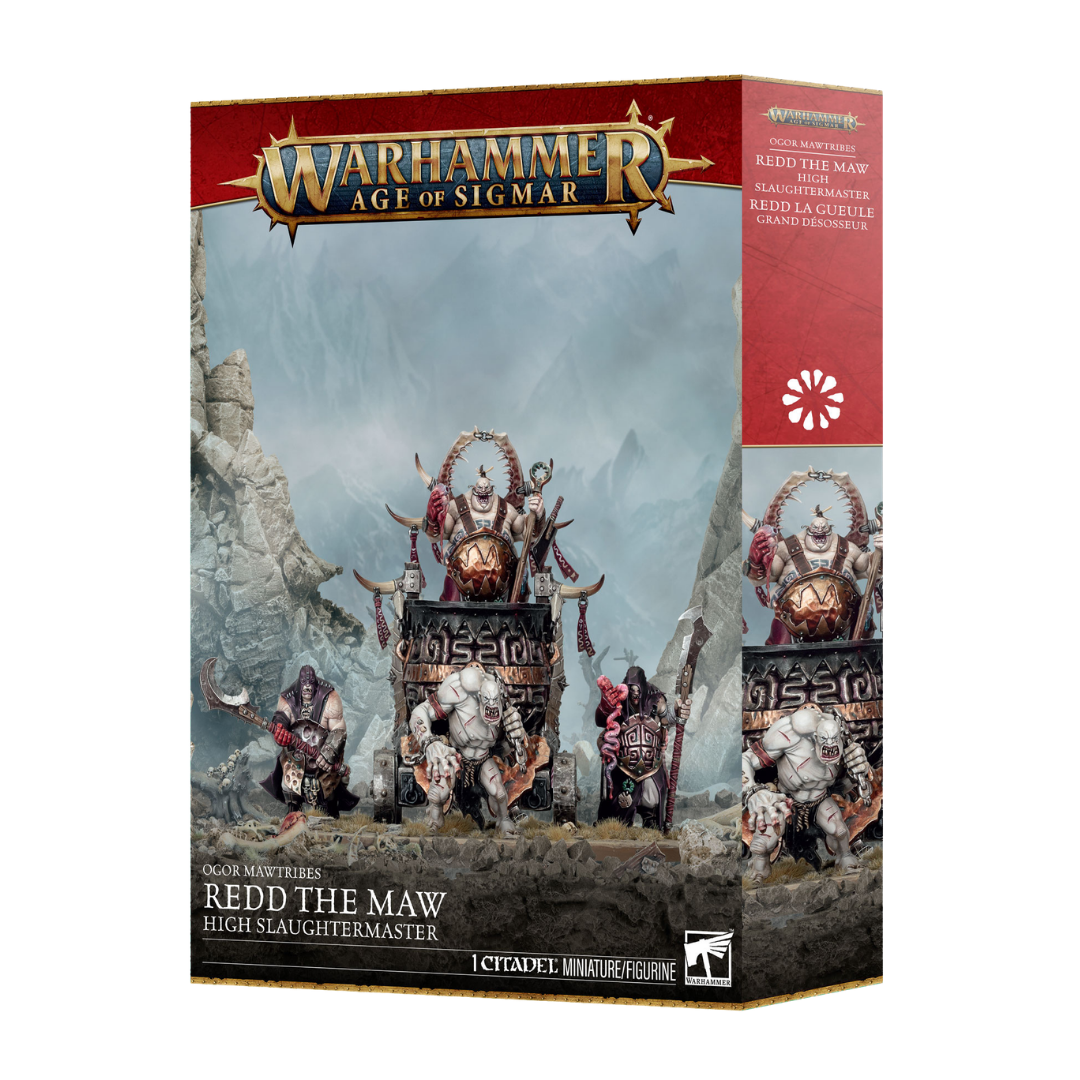 Warhammer Age of Sigmar Ogor Mawtribes Redd the Maw High Slaughtermaster Citadel miniature.