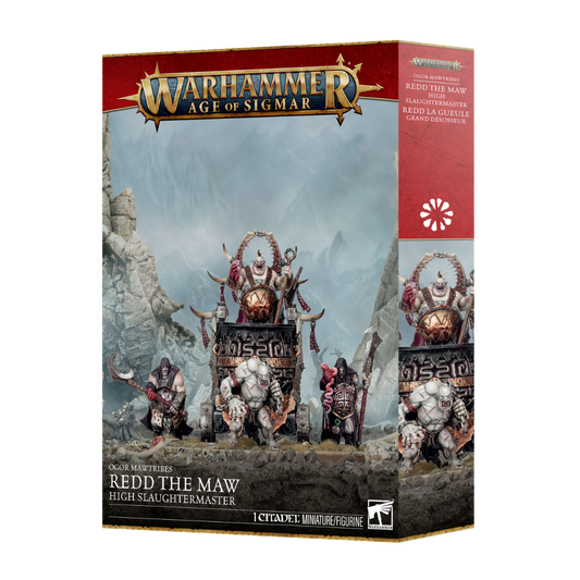 Warhammer Age of Sigmar Ogor Mawtribes Redd the Maw High Slaughtermaster Citadel miniature.