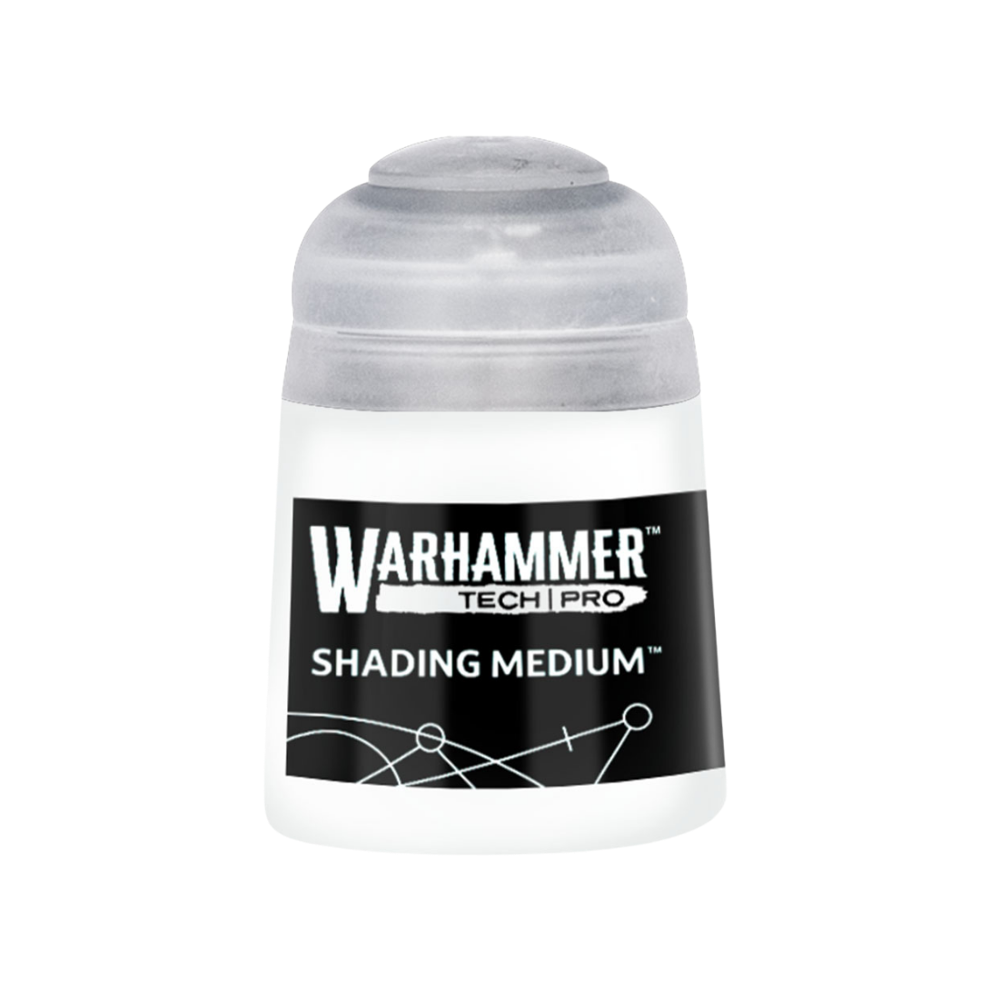 Warhammer Paint Tech Pro Shading Medium 18ml bottle for miniature painting, shading, glazing, and translucent color layers