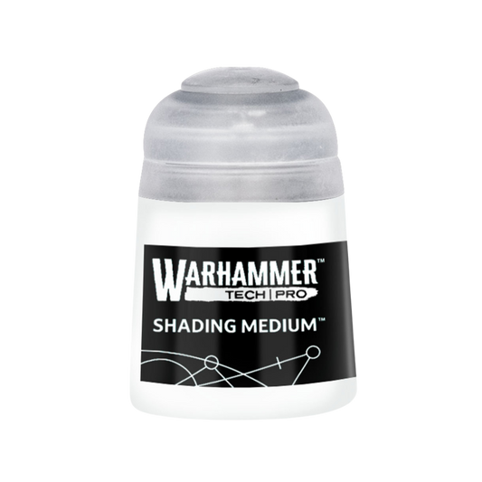Warhammer Paint Tech Pro Shading Medium 18ml bottle for miniature painting, shading, glazing, and translucent color layers