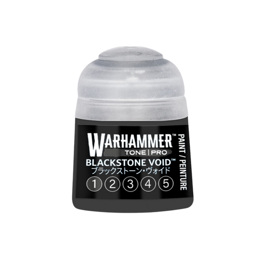 Warhammer Tone Pro Blackstone Void 12 ml miniature paints in five coordinated tones from dark to light.