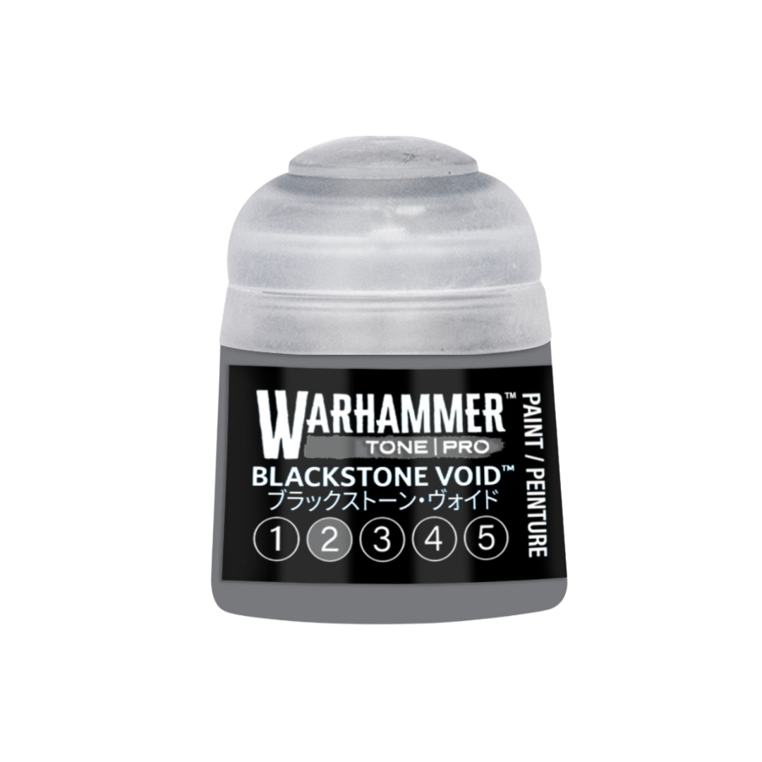 Warhammer Tone Pro Blackstone Void 12 ml miniature paints in five coordinated tones from dark to light.