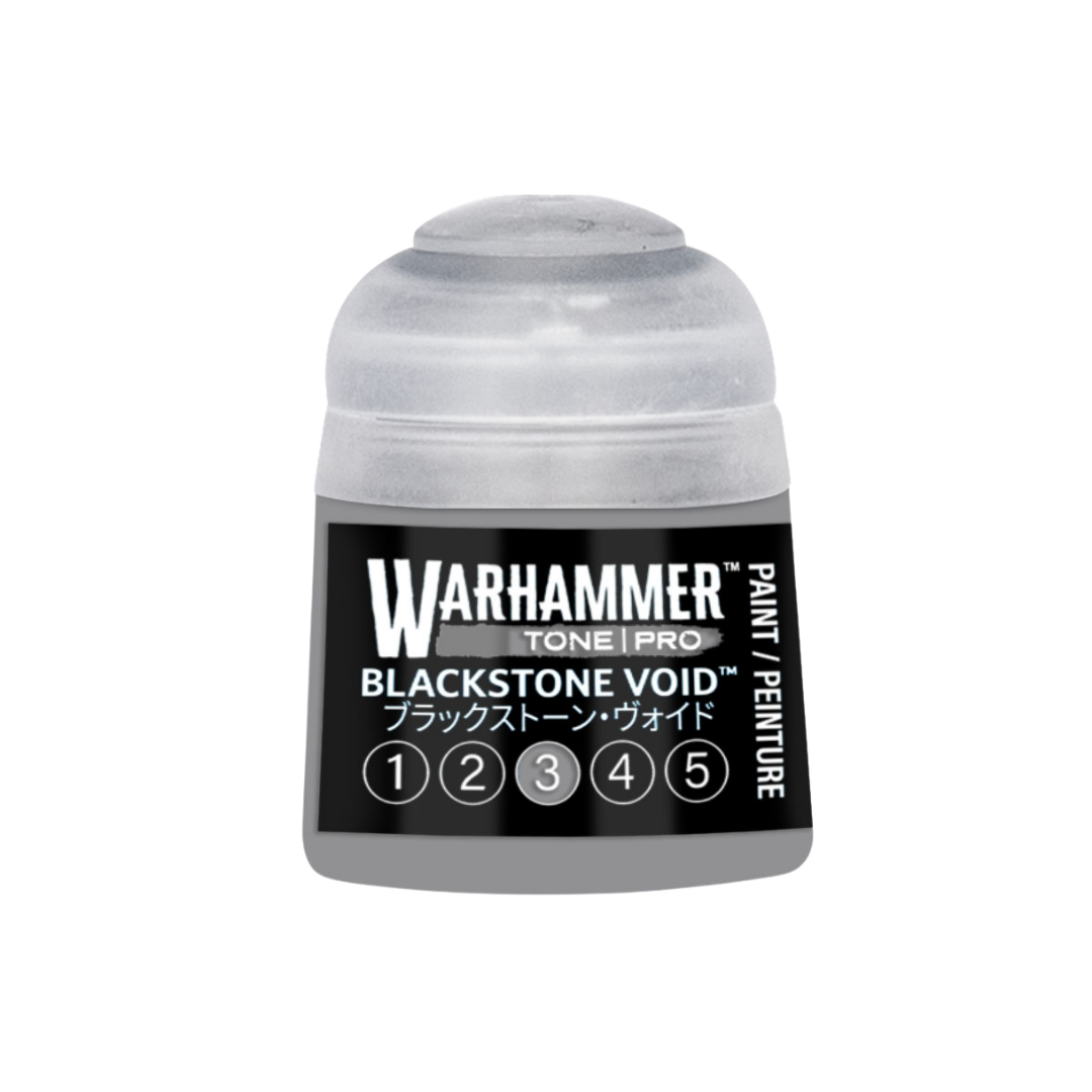 Warhammer Tone Pro Blackstone Void 12 ml miniature paints in five coordinated tones from dark to light.