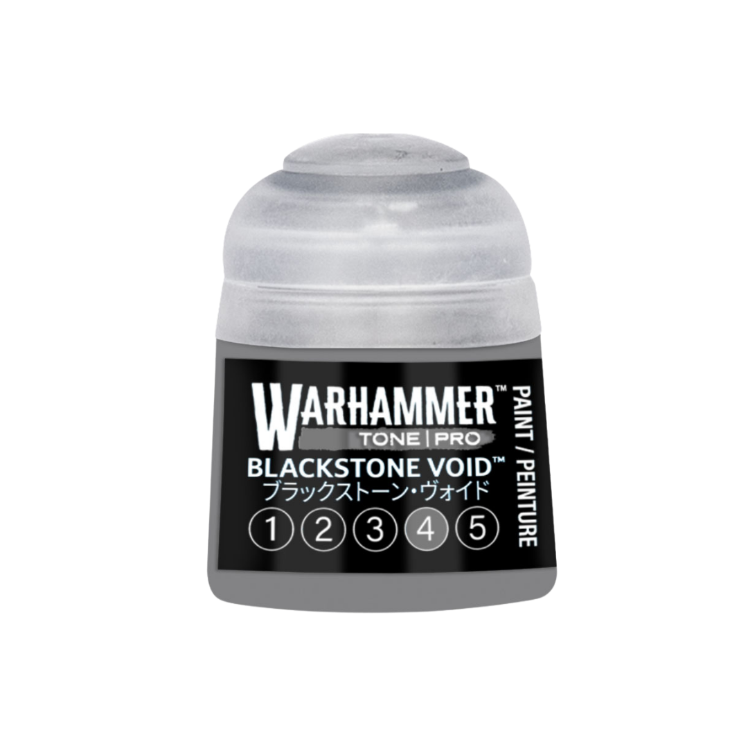 Warhammer Tone Pro Blackstone Void 12 ml miniature paints in five coordinated tones from dark to light.