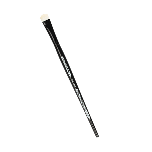 Warhammer Paint Tone Pro Drybrush Large with soft synthetic bristles for highlighting tabletop miniatures