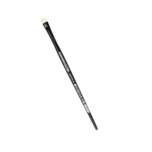 Warhammer Paint Tone Pro Drybrush Medium with soft synthetic bristles for highlighting tabletop miniatures