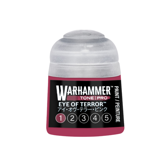 Warhammer Tone Pro Eye of Terror 12 ml miniature paints available in five coordinated tones from dark to light.