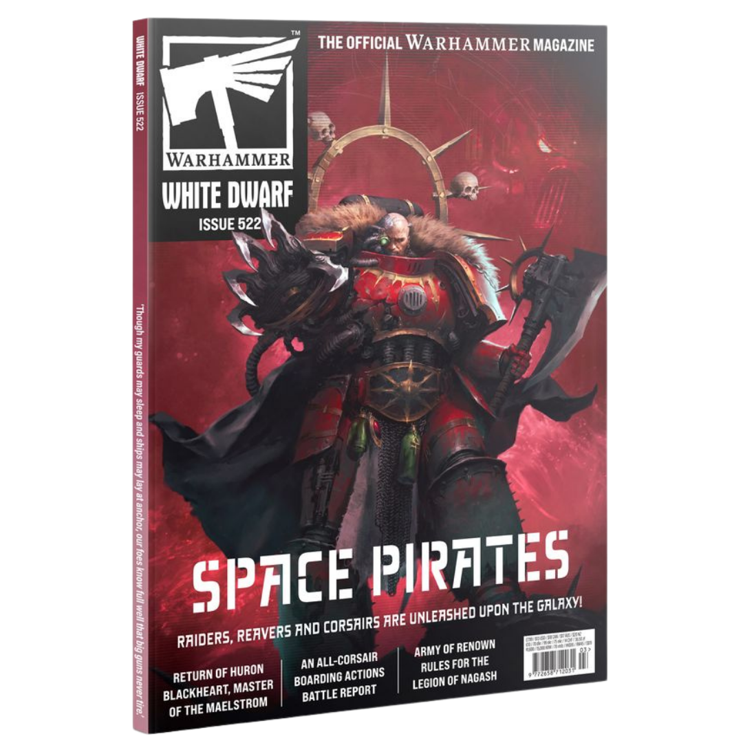 Warhammer White Dwarf 522 Space Pirates magazine March 2026