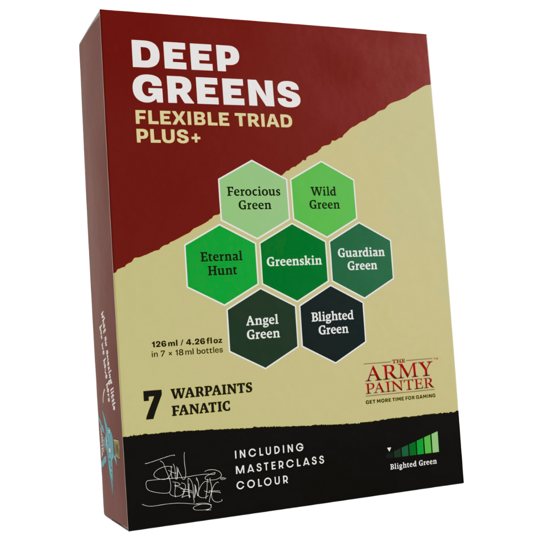 Warpaints Fanatic Flexible Triad Plus+ Deep Greens 