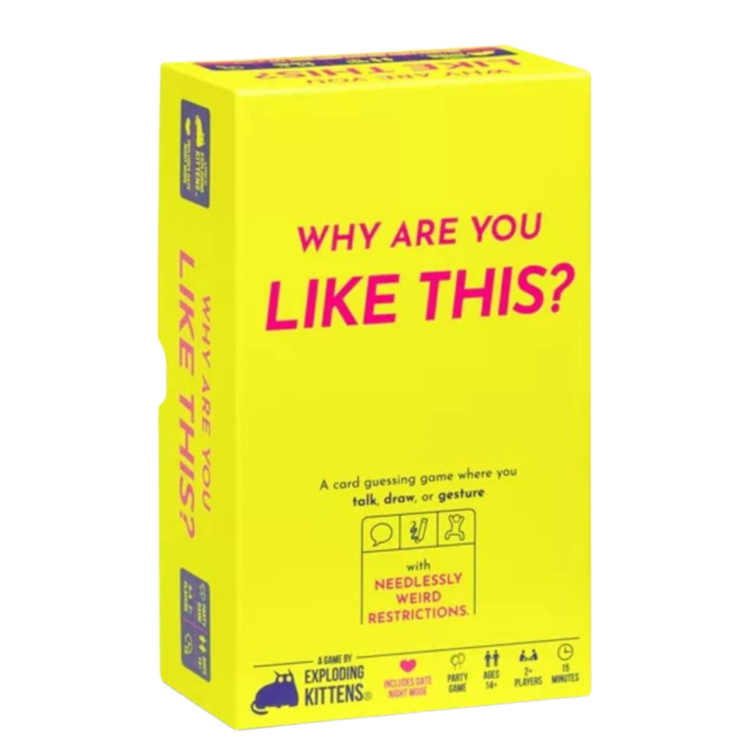 Why Are You Like This party word guessing game with drawing gesture and teamwork challenges