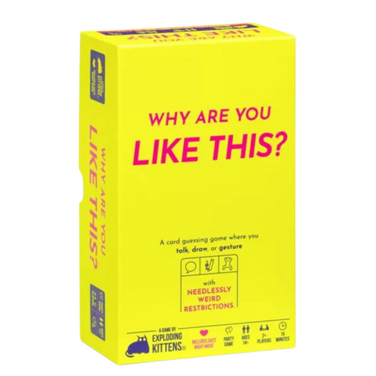 Why Are You Like This party word guessing game with drawing gesture and teamwork challenges