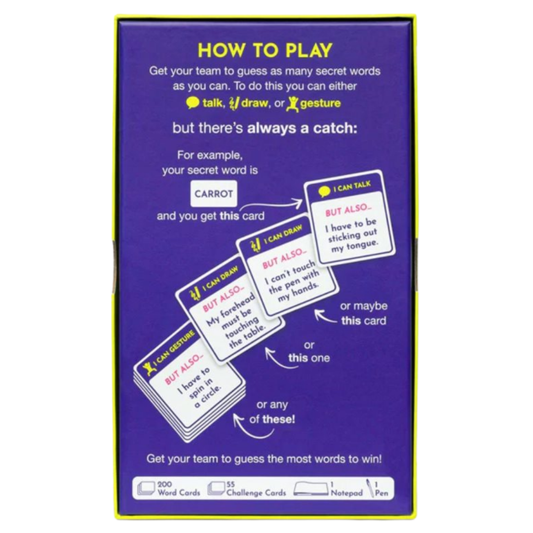 Why Are You Like This party word guessing game with drawing gesture and teamwork challenges