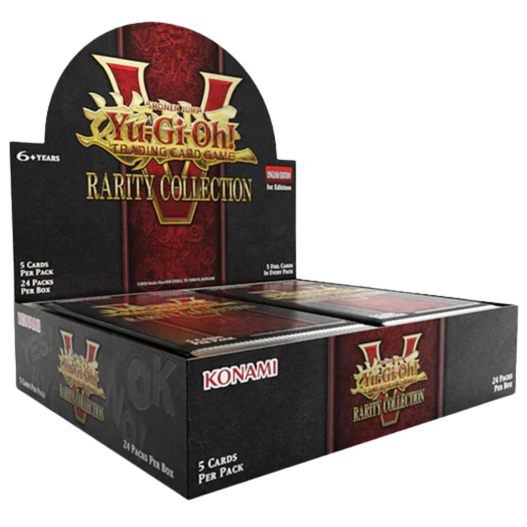 Yu-Gi-Oh Rarity Collection V Booster Box with all foil packs and exclusive variant art cards