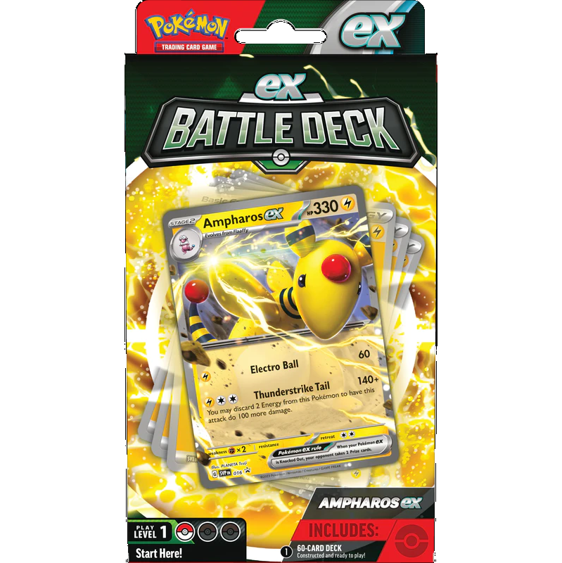 POKEMON - BATTLE DECK - AMPAHROS EX