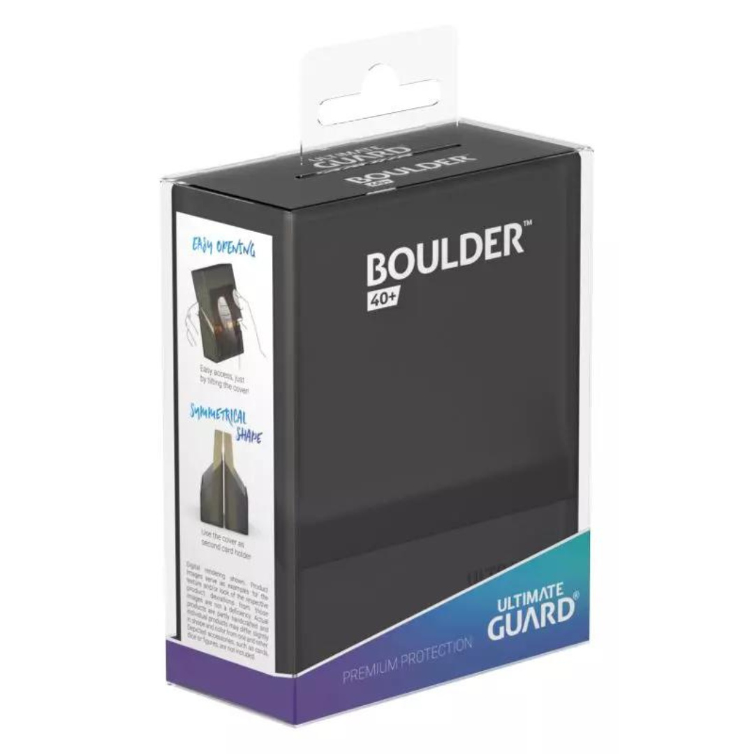 Ultimate Guard - Boulder 40+ - Onyx (Black)