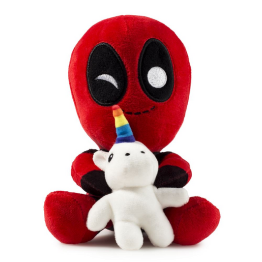 Kidrobot - Marvel - Deadpool with Unicorn Phunny Plush