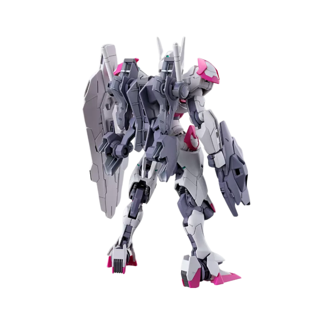 HG Gundam Lfrith model kit from The Witch from Mercury, high-grade Bandai Gundam plastic model, articulated Gunpla figure for collectors and fans.
