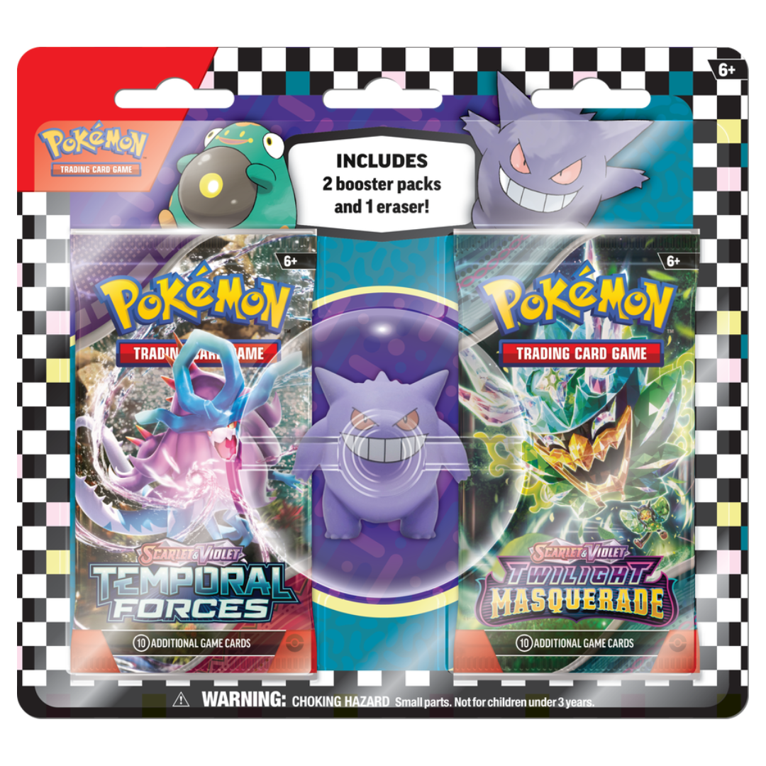 POKEMON - BACK TO SCHOOL - ERASER BLISTER - GENGAR (2024)