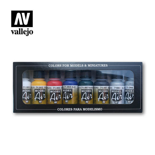 Vallejo - Model Air - Basic Colors - Set of 8