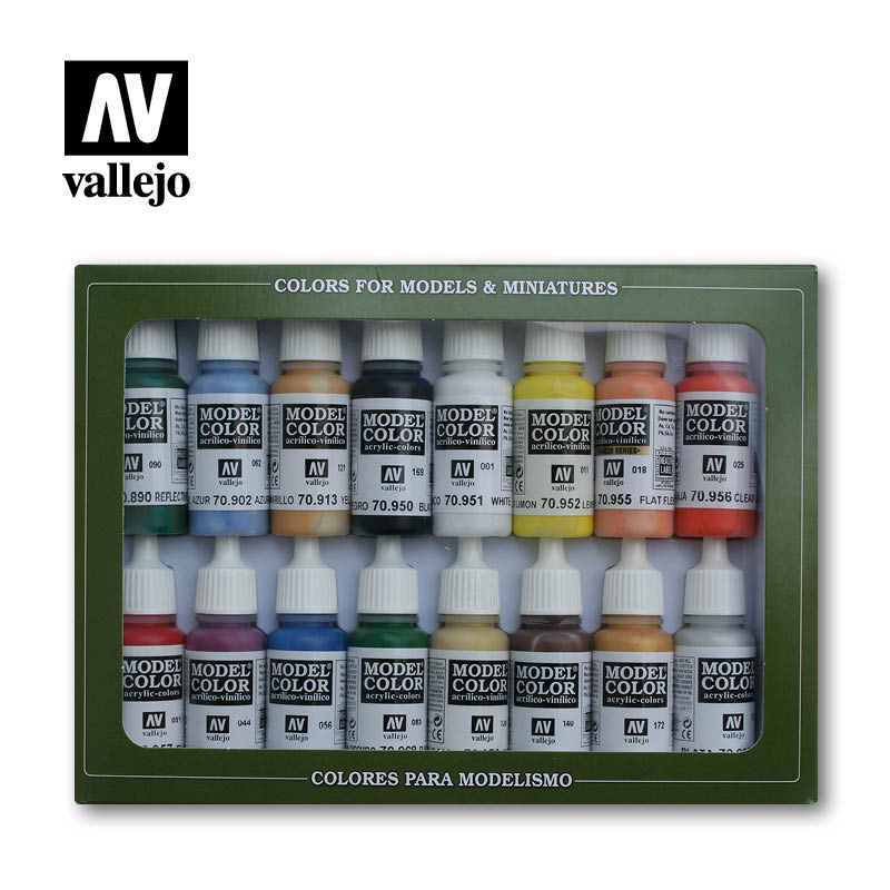 Vallejo - Model Color - Basic Colours USA - Set of 16