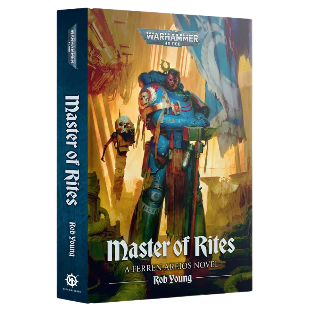 warhammer black library master of rites a ferren areios novel rob young hardback hard cover