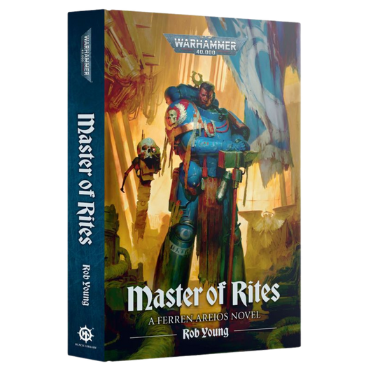 warhammer black library master of rites a ferren areios novel rob young hardback hard cover