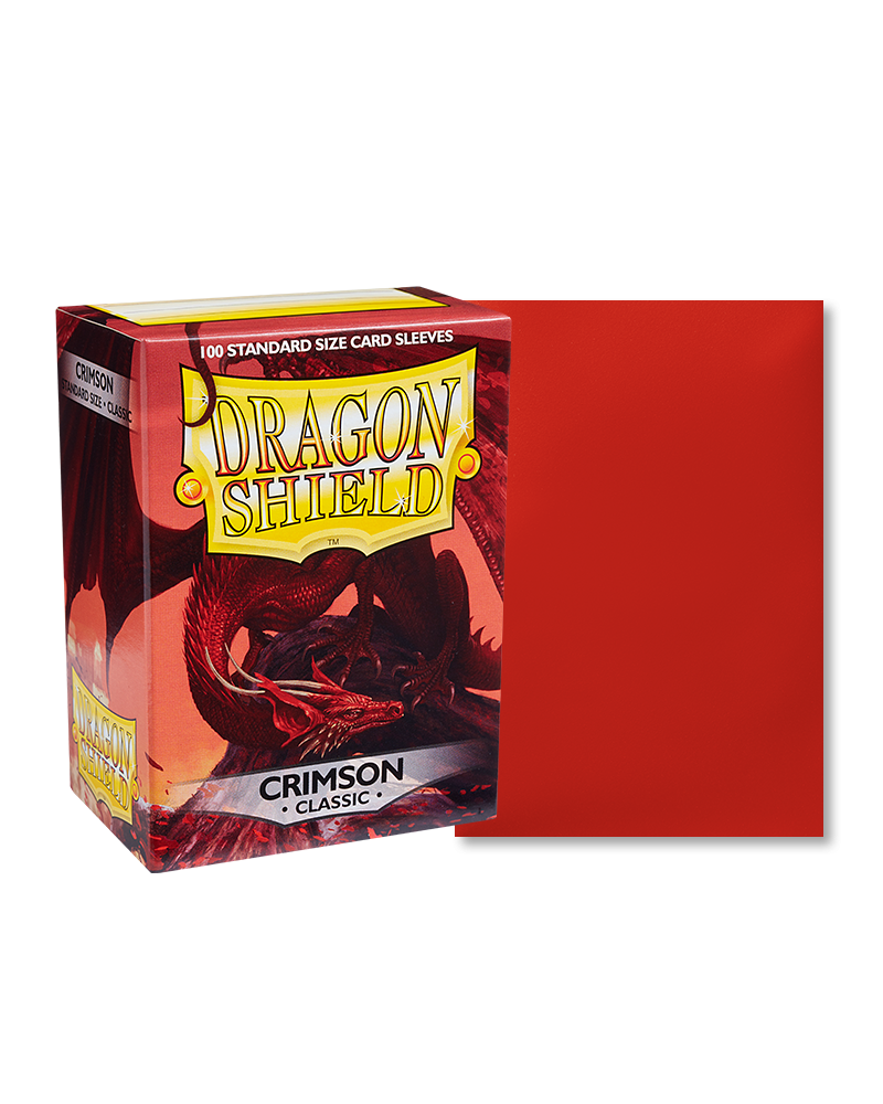 Dragon Shield - Sleeves -  Classic Crimson (100)