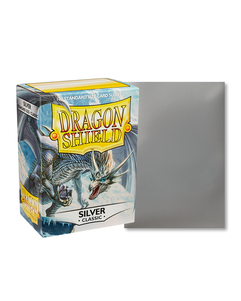 Dragon Shield - Sleeves - Classic Silver (100)