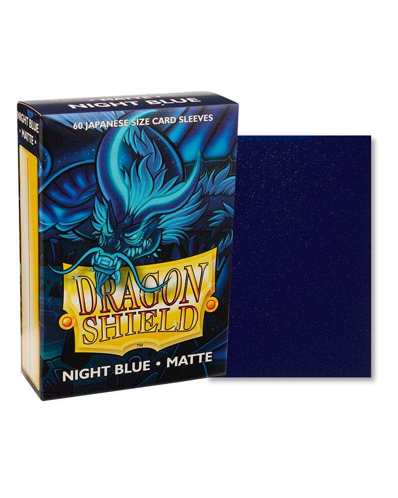 Dragon Shield - Sleeves -  Matte Night Blue Japanese (60)